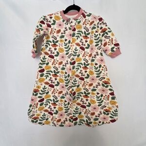 Hudson Baby Premium Quilted Long Sleeve Wearable Blanket Fall Botanical 6-12 Mos